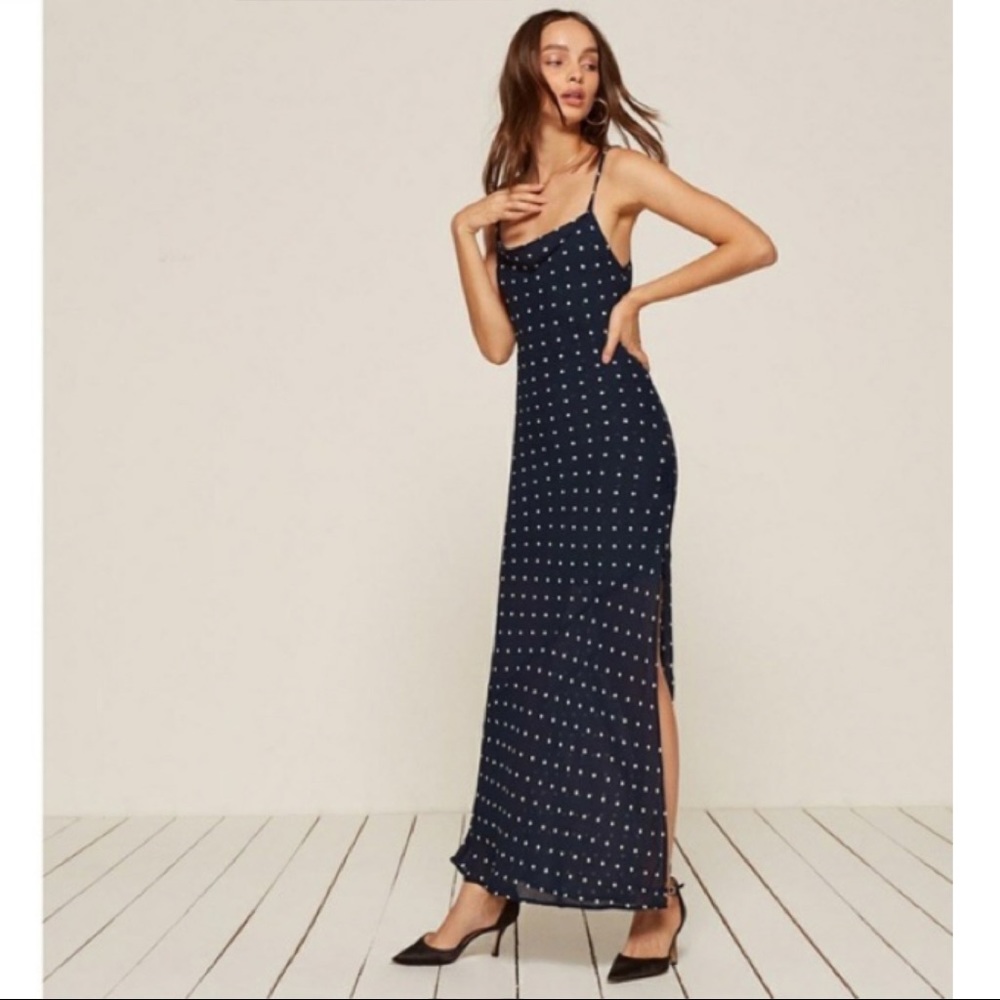 Reformation Santiago Dress, color Punto, size S